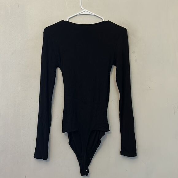 Philanthropy black long sleeve bodysuit Size S New - Picture 7 of 10